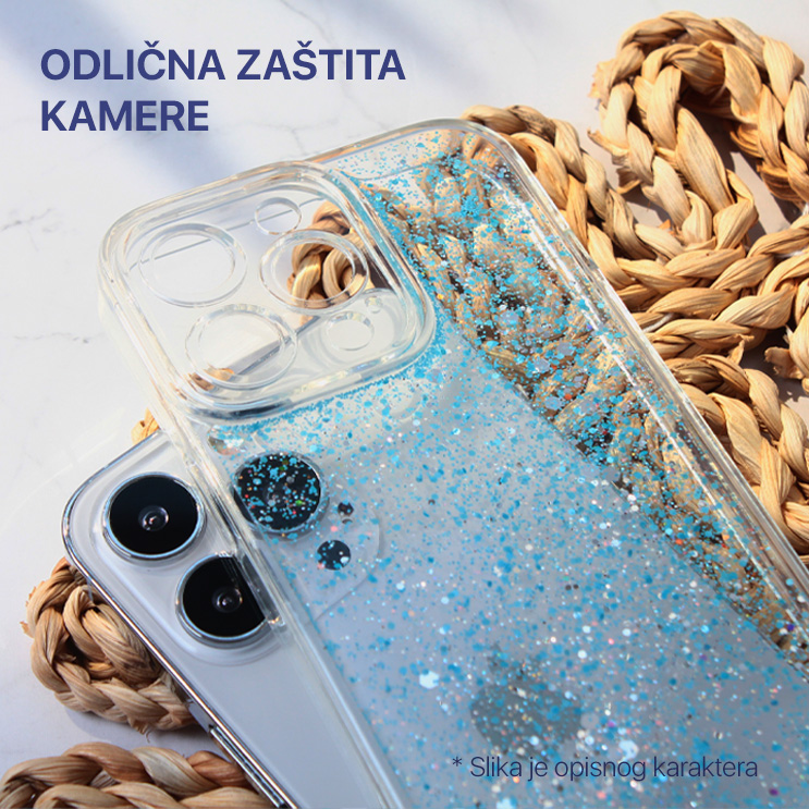 Torbica Glitter za iPhone 14 Pro 6.1 ljubicasta