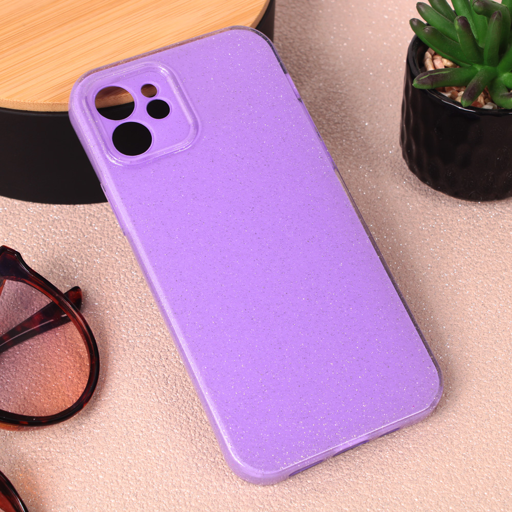 Torbica Sparkle Dust za iPhone 12 6.1 ljubicasta