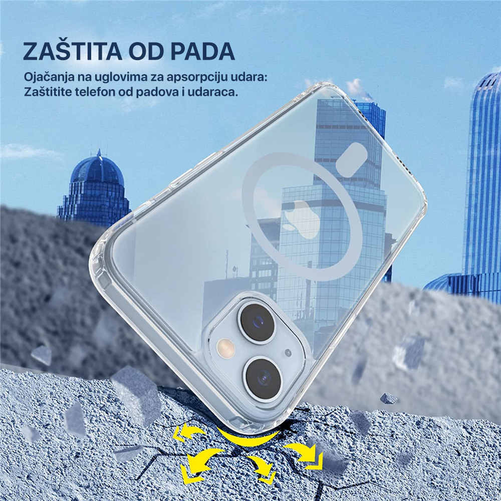 Torbica Magsafe za iPhone 15 Pro Max 6.7 transparent