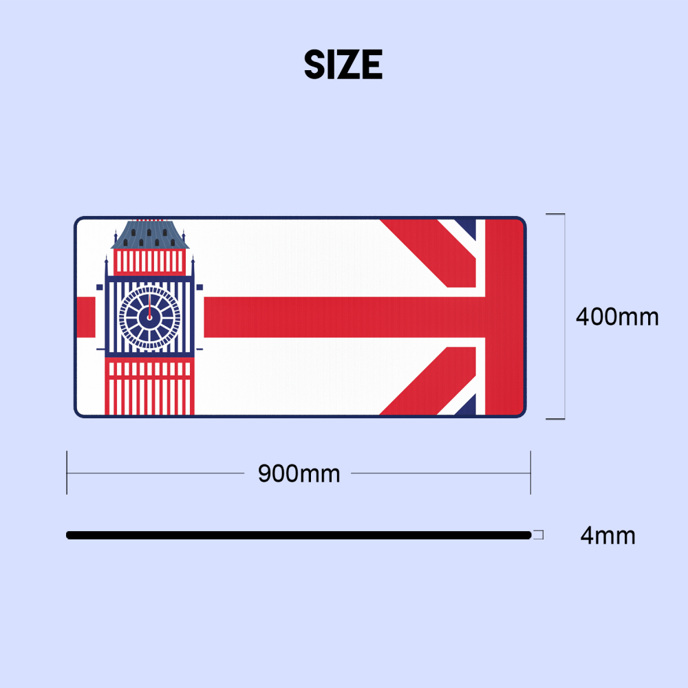 Podloga za mis Fantech MP905 Vibe London Tour