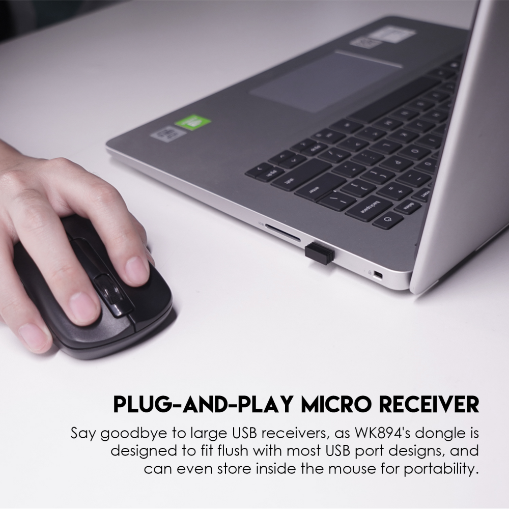 Combo mis tastatura wireless Fantech WK-894 crni