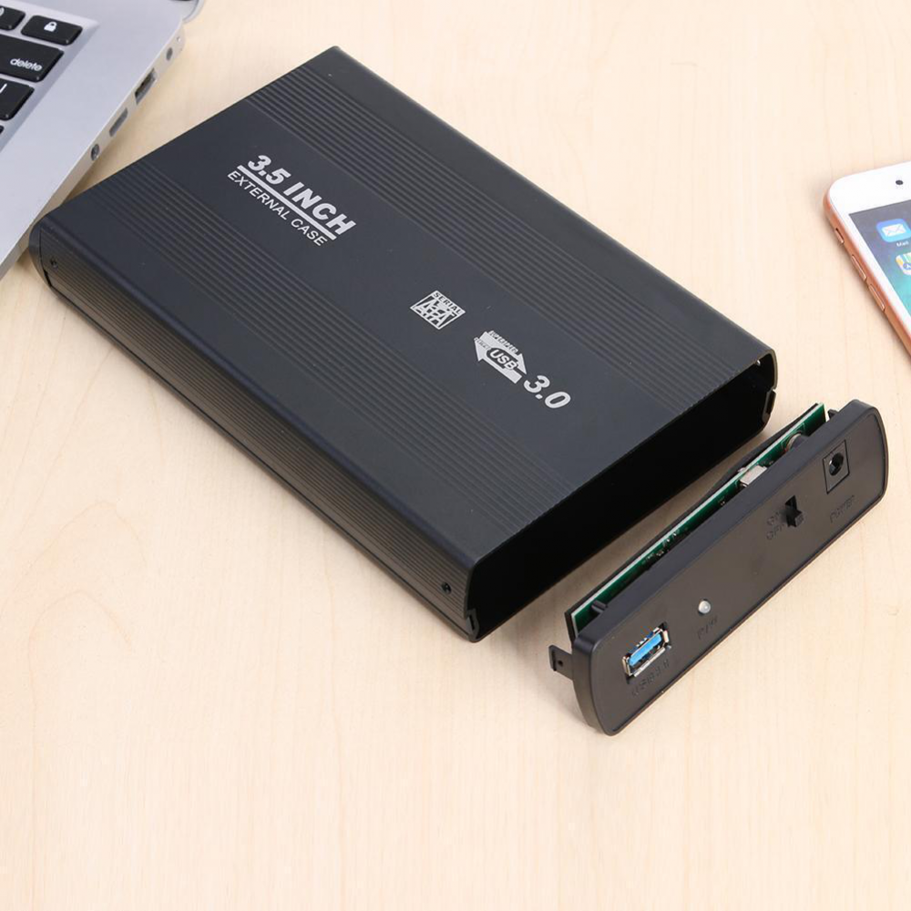 Eksterno kuciste za HDD 3.5" USB 3.0 crno