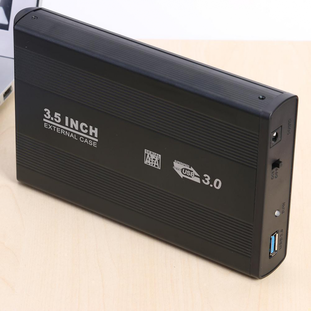 Eksterno kuciste za HDD 3.5" USB 3.0 crno
