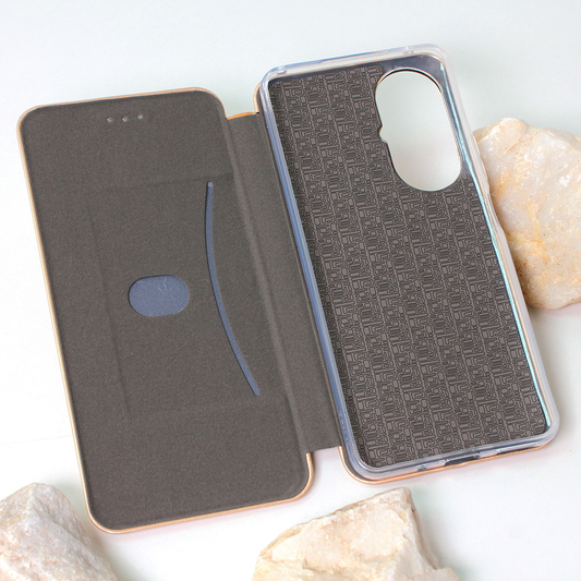 Torbica Teracell Flip Cover za Huawei Nova 11i zlatna