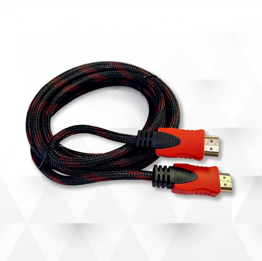 Kabl STARK HDMI M-M pozlacen 4K pleteni 3m