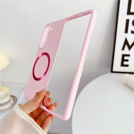 Torbica Magsafe Magnetic Shockproof za Samsung F946B Galaxy Z Fold 5 5G roze