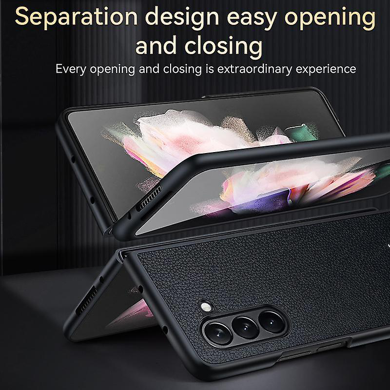 Torbica Leather Fold za Samsung F946B Galaxy Z Fold 5 5G bela