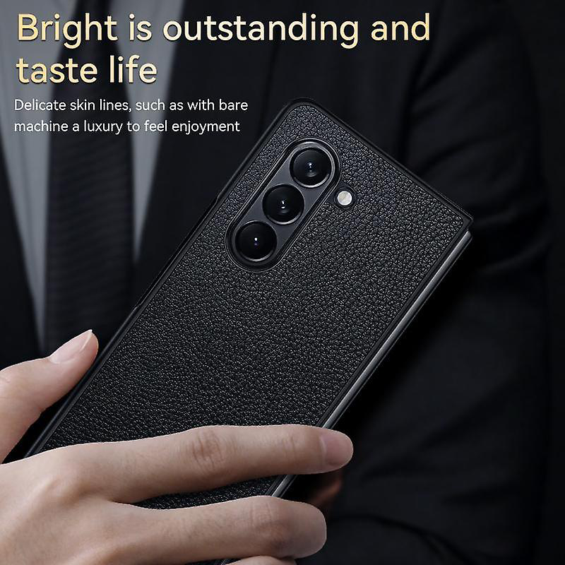 Torbica Leather Fold za Samsung F946B Galaxy Z Fold 5 5G bela