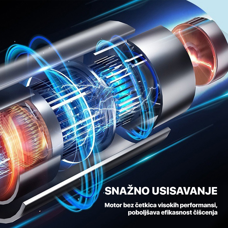 Prenosni usisivac sa dodatnim svetlima V11