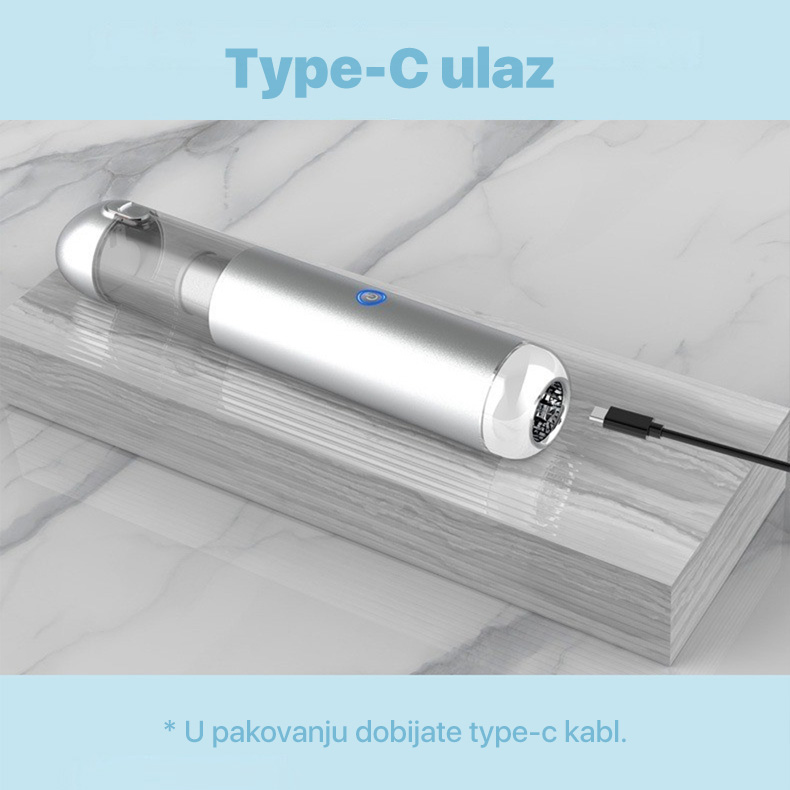 Prenosni usisivac sa dodatnim svetlima V11