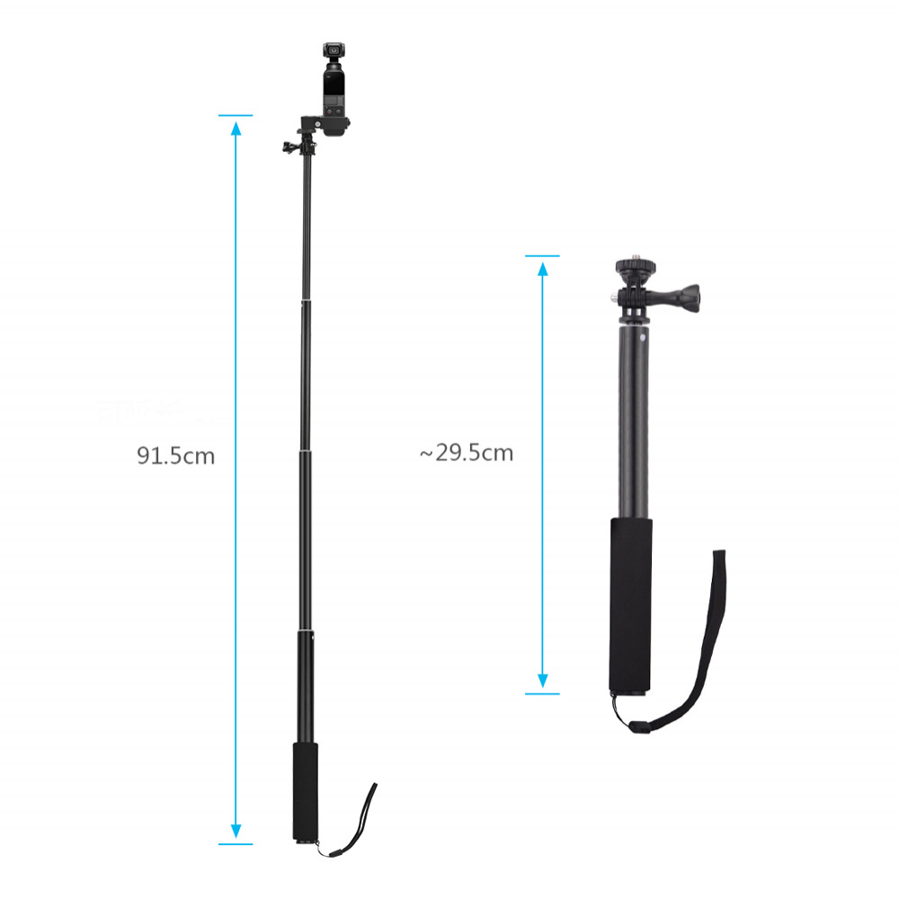 Selfie stick sa Type C kablom crni
