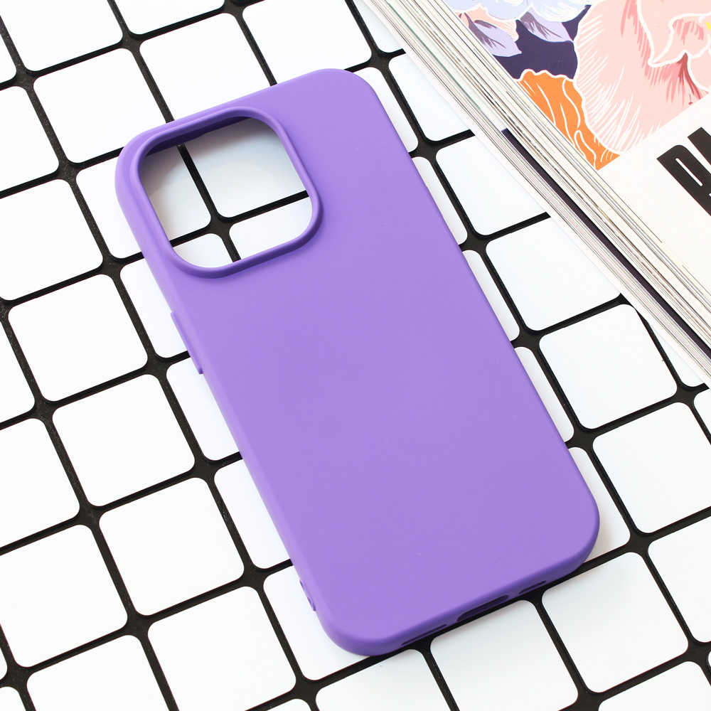 Torbica Nano Silikon za iPhone 15 Pro 6.1 ljubicasta
