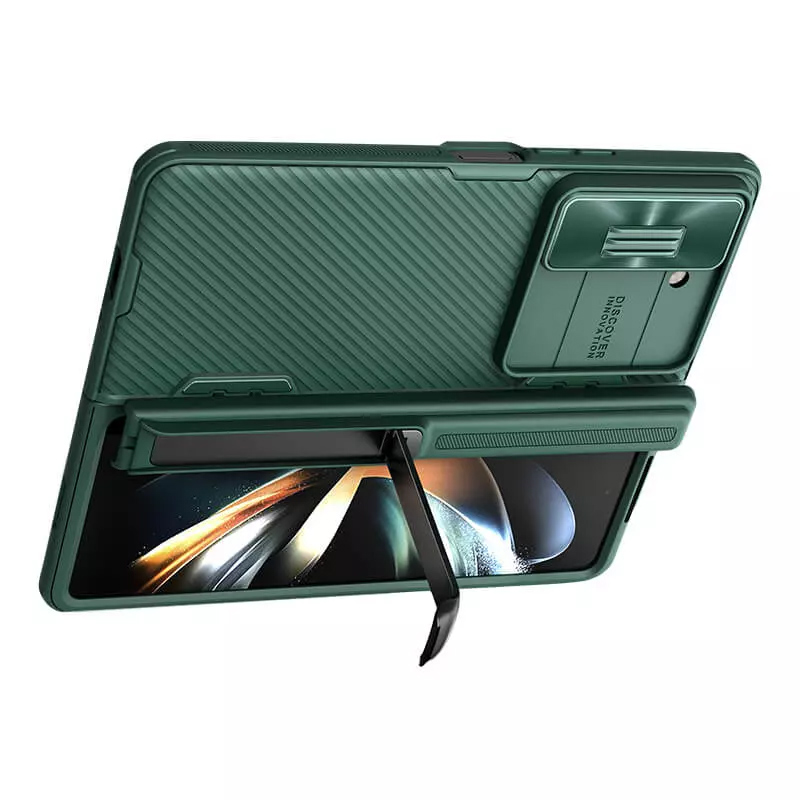 Torbica Nillkin CamShield Fold za Samsung F946B Galaxy Z Fold 5 (with stand) zelena