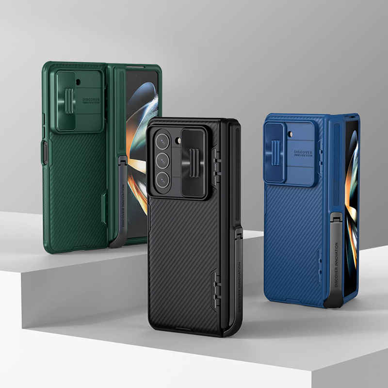 Torbica Nillkin CamShield Fold za Samsung F946B Galaxy Z Fold 5 (with stand) zelena