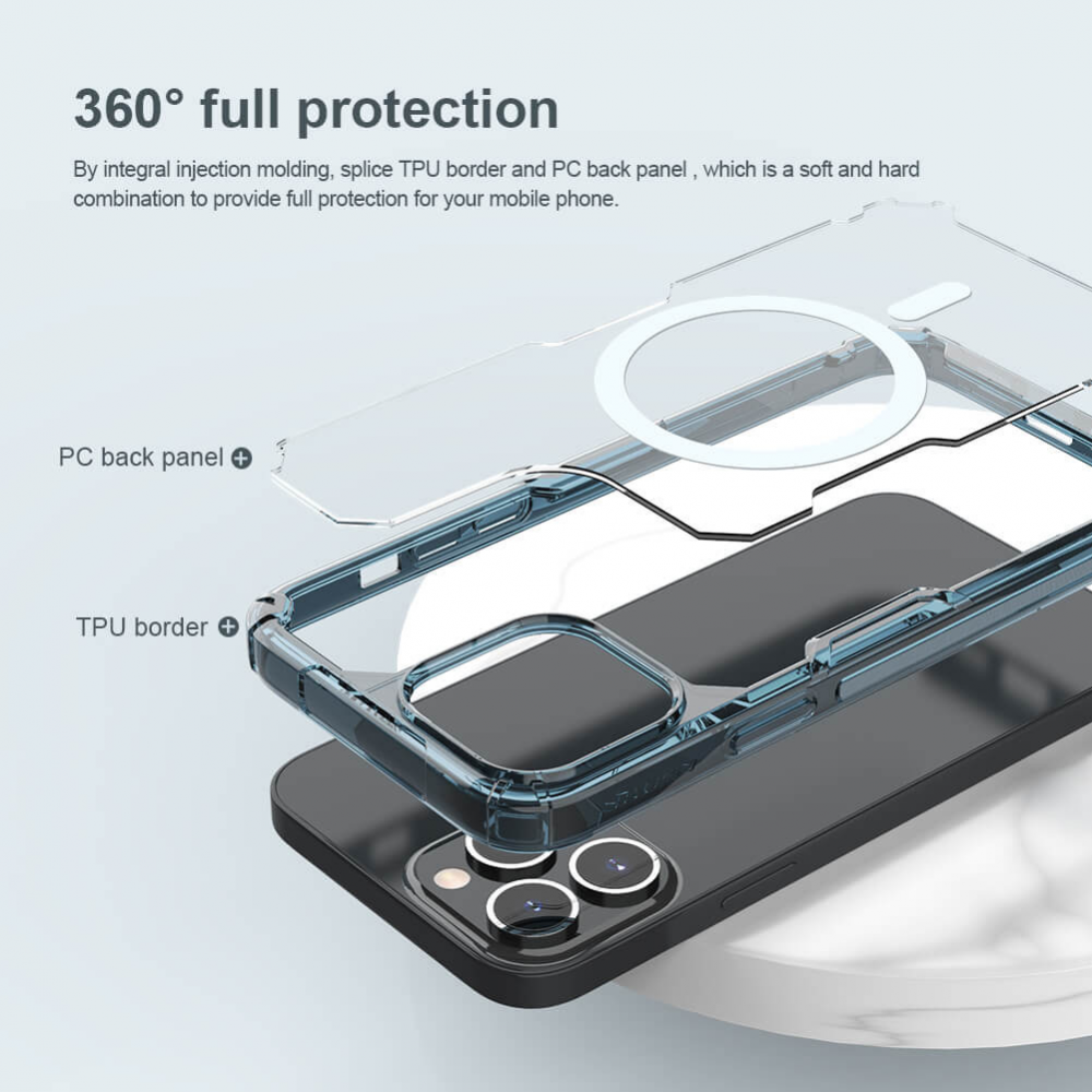 Torbica Nillkin Nature Pro Magnetic za iPhone 15 6.1 plava