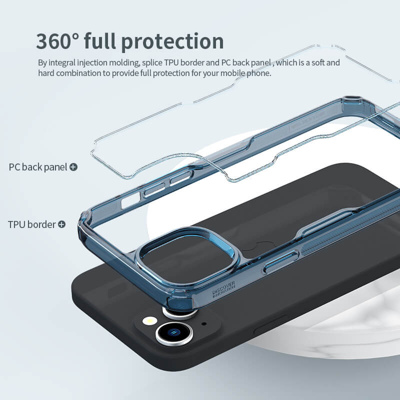 Torbica Nillkin Nature Pro za iPhone 15 Plus 6.7 transparent