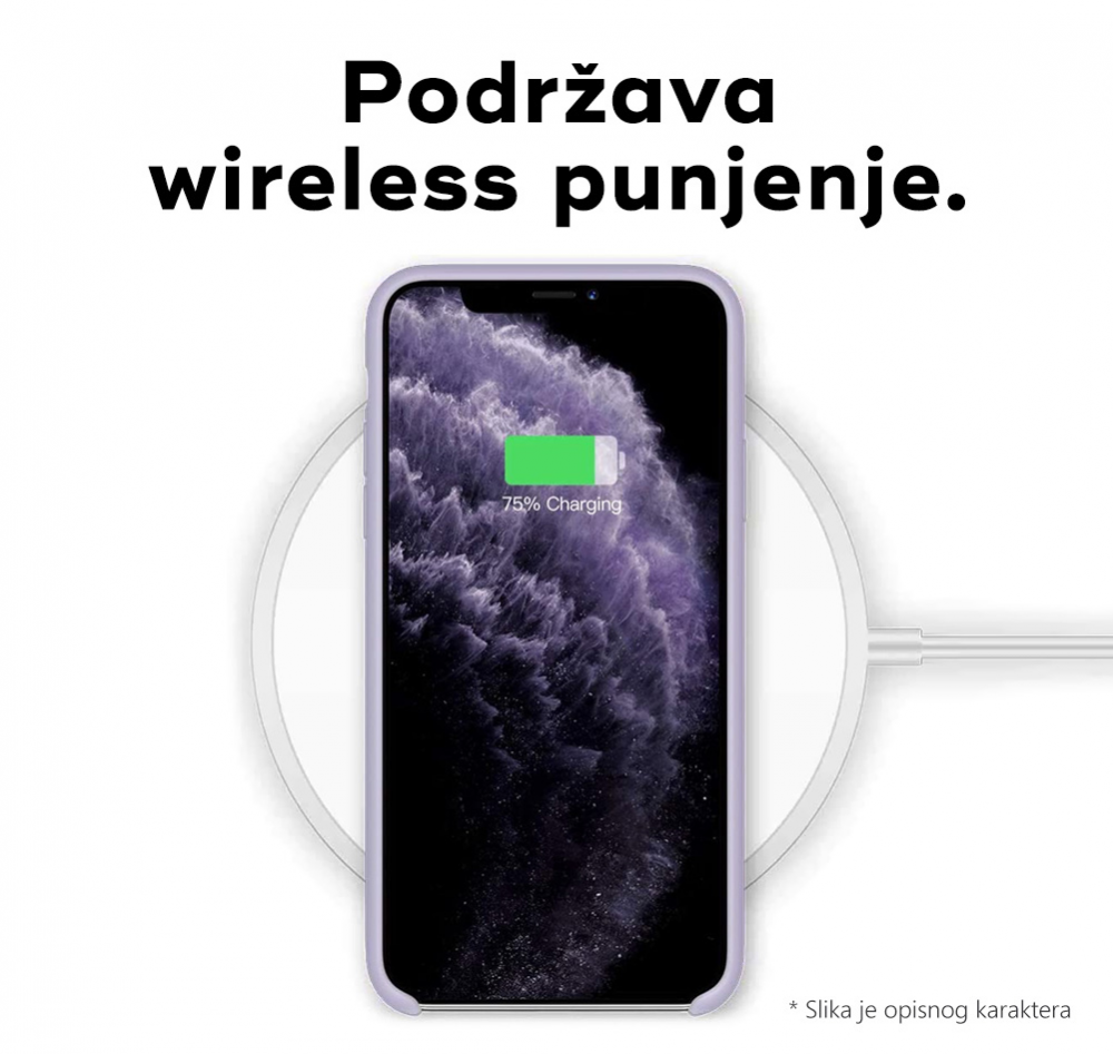 Torbica Teracell Soft Velvet za iPhone 15 Plus 6.7 ljubicasta
