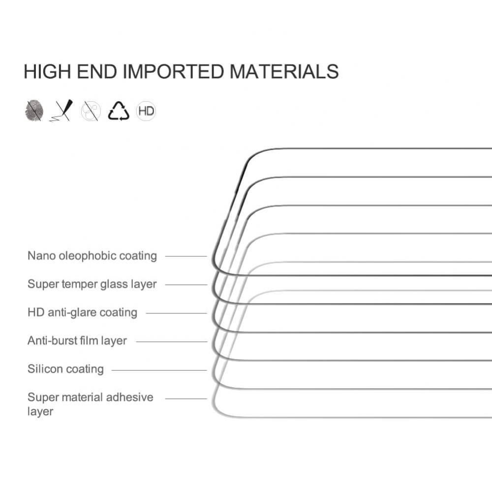 Zastitno staklo Tempered Glass Nillkin CP+ Pro za iPhone 15 6.1 crni
