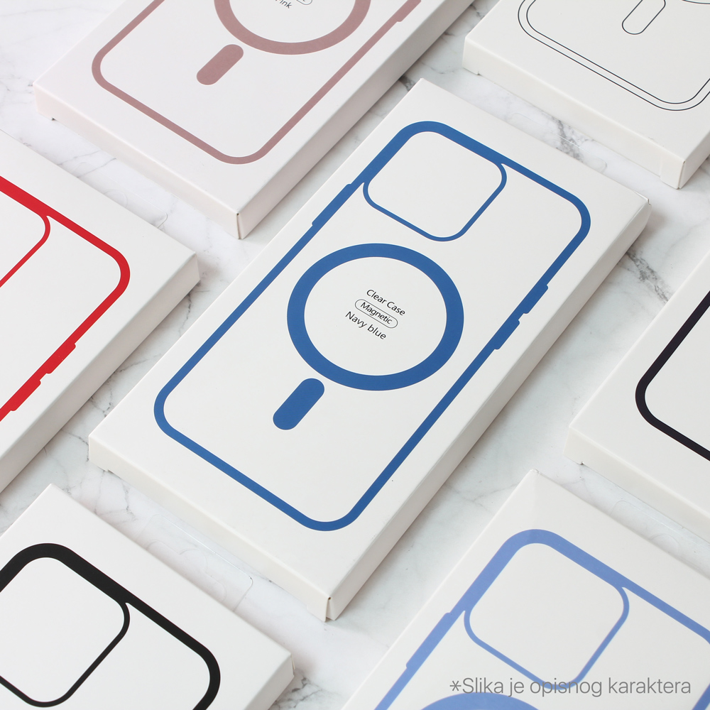 Torbica Magsafe Frame Color za iPhone 15 Pro 6.1 crvena
