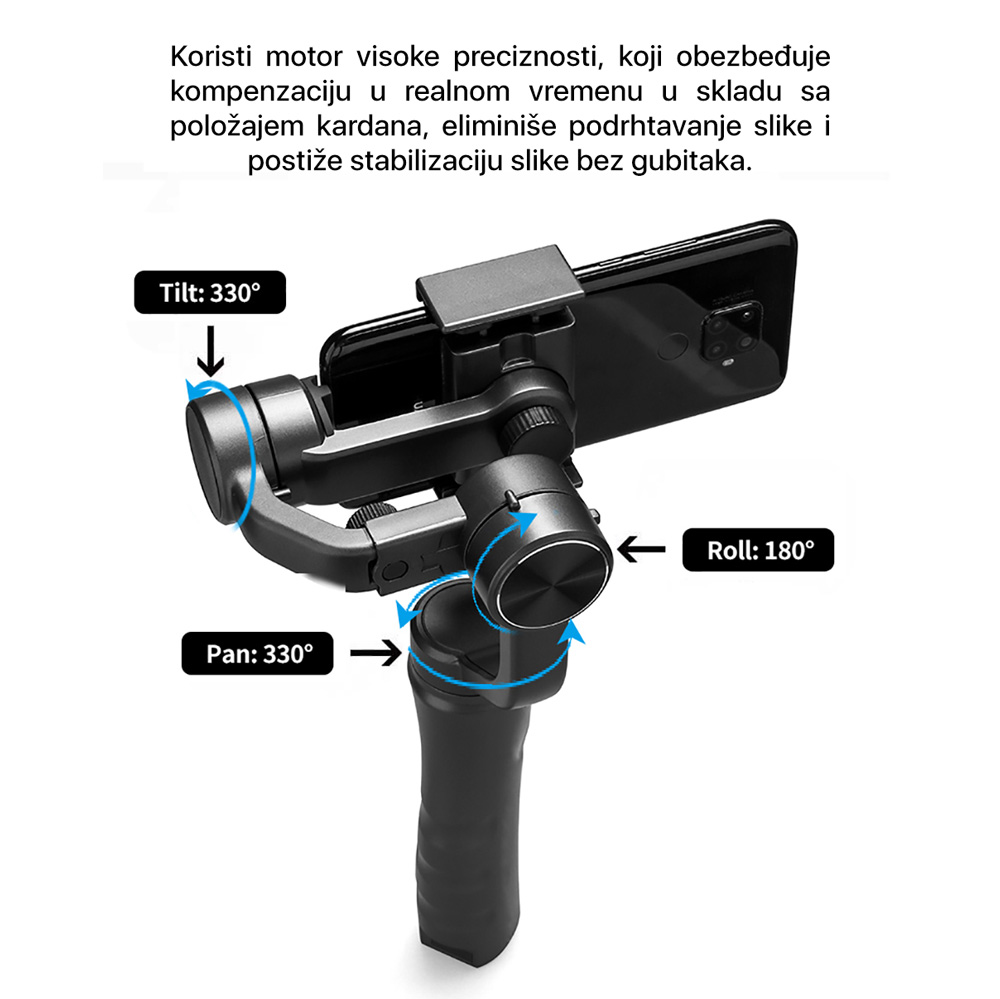 Stabilizator Gimbal 3-Axis crni