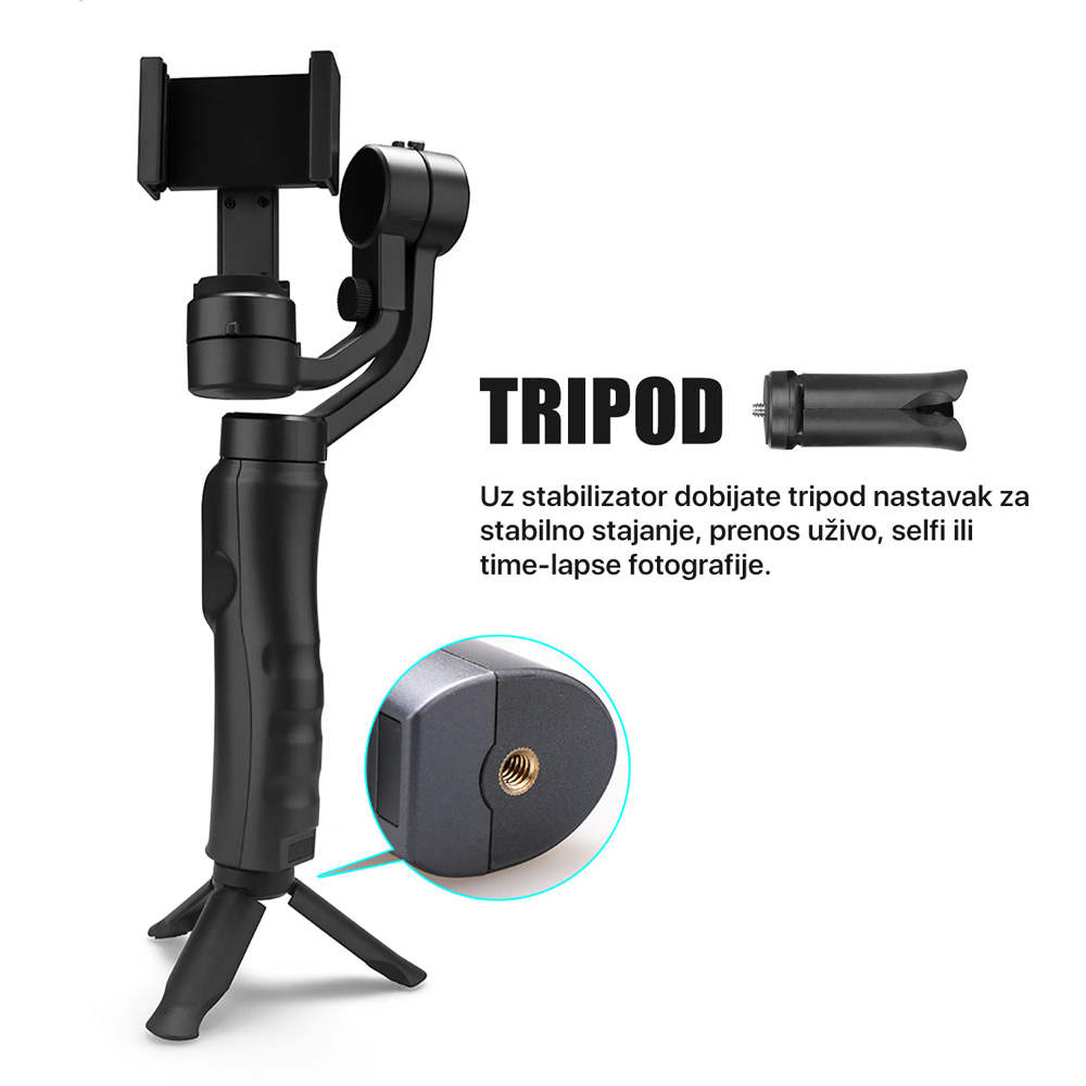 Stabilizator Gimbal 3-Axis crni
