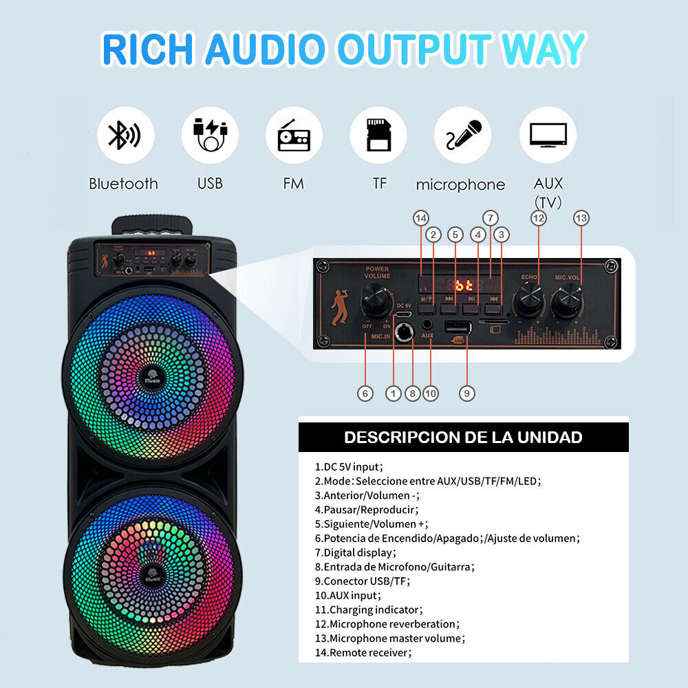 Bluetooth zvucnik TTD-2807