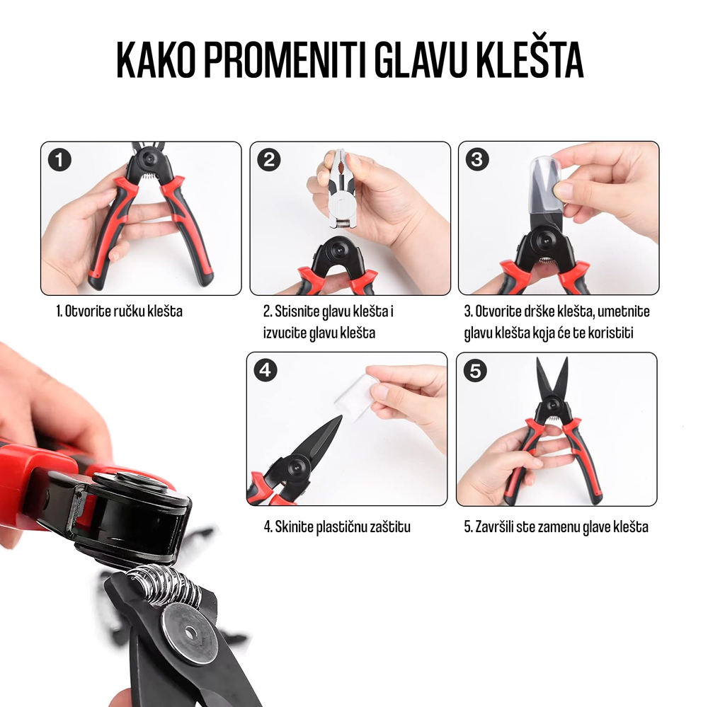 Klesta kombinovana 5 u 1