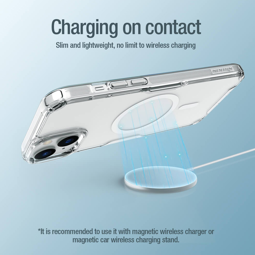 Torbica Nillkin Nature Pro Magnetic za iPhone 15 Pro 6.1 transparent