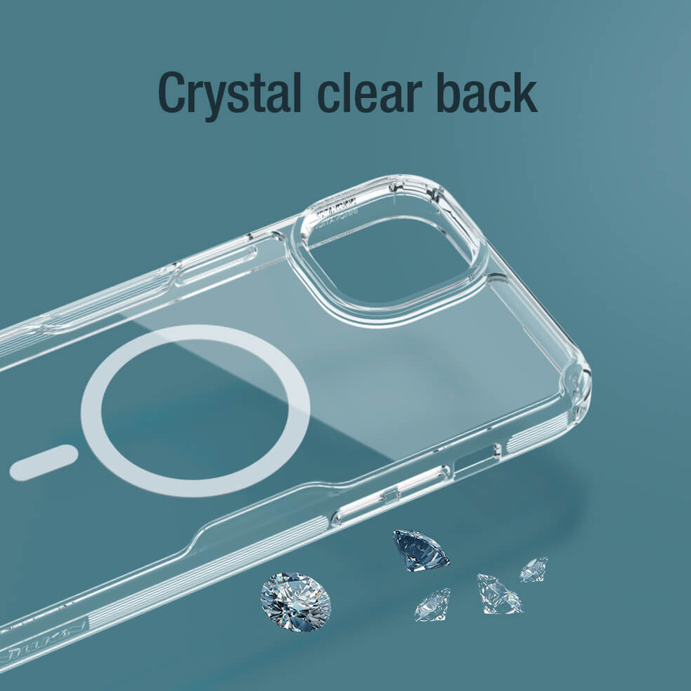 Torbica Nillkin Nature Pro Magnetic za iPhone 15 Pro 6.1 transparent