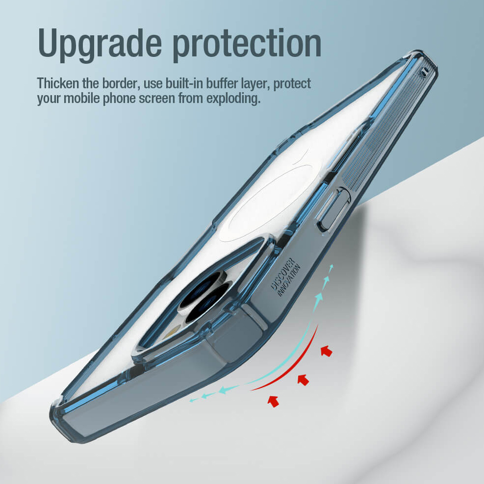 Torbica Nillkin Nature Pro Magnetic za iPhone 15 Pro 6.1 transparent