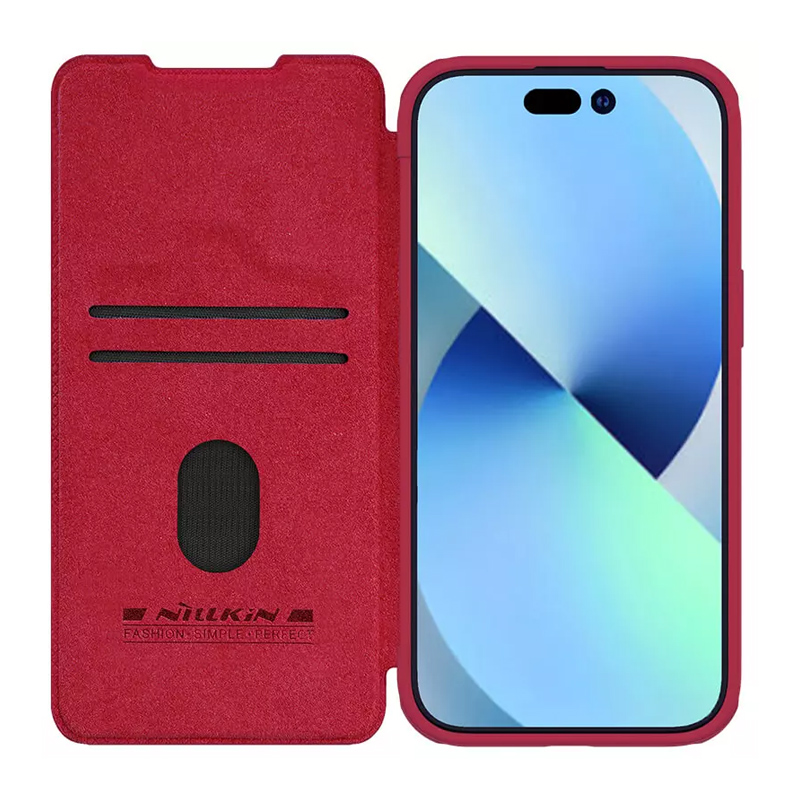 Torbica Nillkin Qin Pro za iPhone 15 6.1 crvena