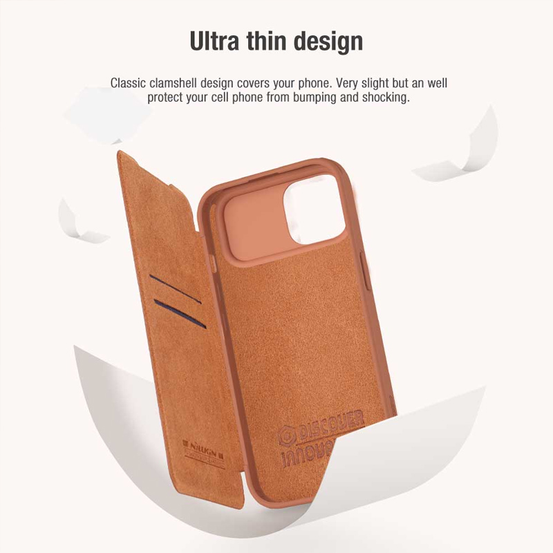 Torbica Nillkin Qin Pro za iPhone 15 6.1 crvena