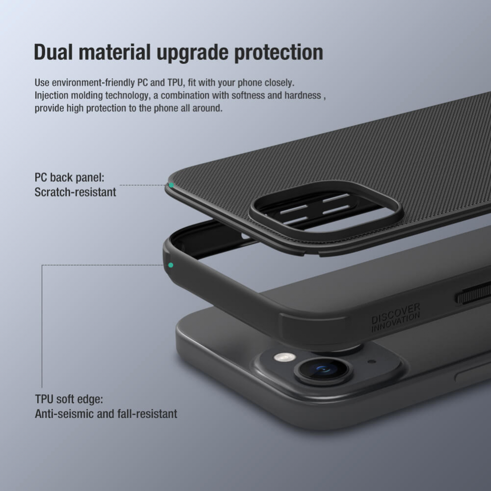 Torbica Nillkin Scrub Pro za iPhone 15 6.1 crna