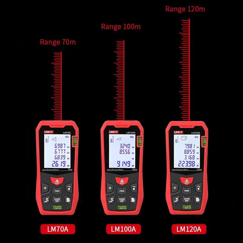 Laserski merac daljine UNI-T LM120A crveni