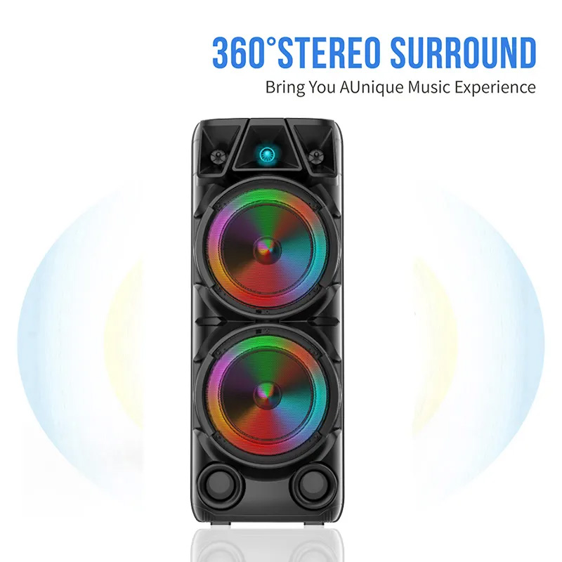 Bluetooth zvucnik ZQS-8210 2x8"
