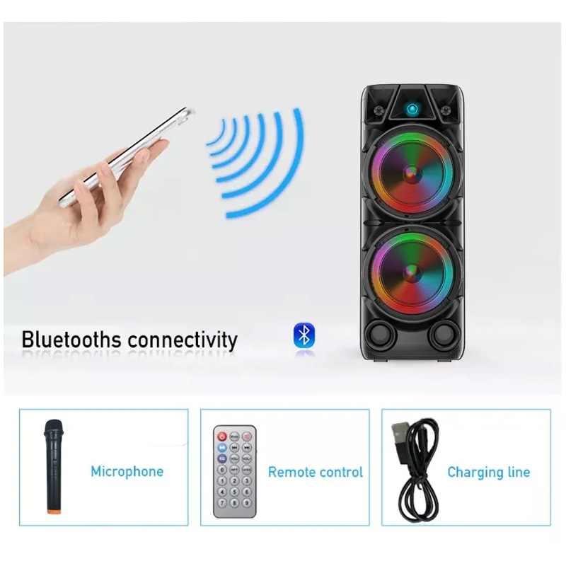 Bluetooth zvucnik ZQS-8210 2x8"