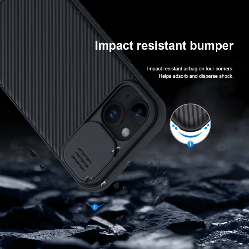 Torbica Nillkin CamShield Pro za iPhone 15 Plus 6.7 zelena