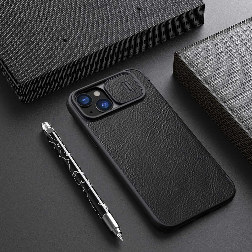 Torbica Nillkin Qin Pro za iPhone 15 Plus 6.7 crna