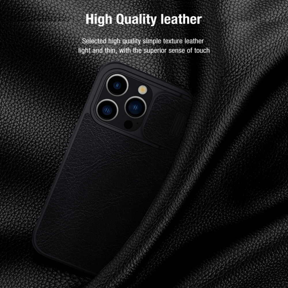 Torbica Nillkin Qin Pro za iPhone 15 Pro Max 6.7 crna