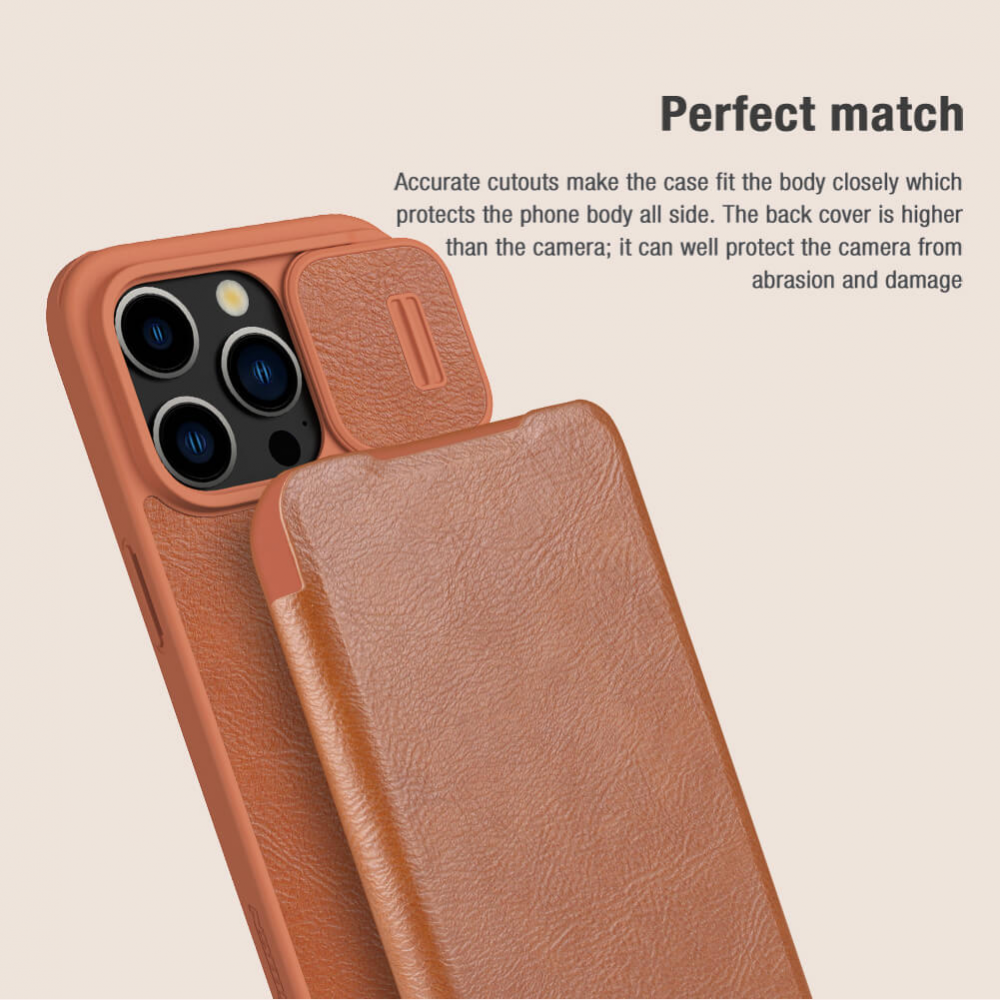 Torbica Nillkin Qin Pro za iPhone 15 Pro Max 6.7 crna