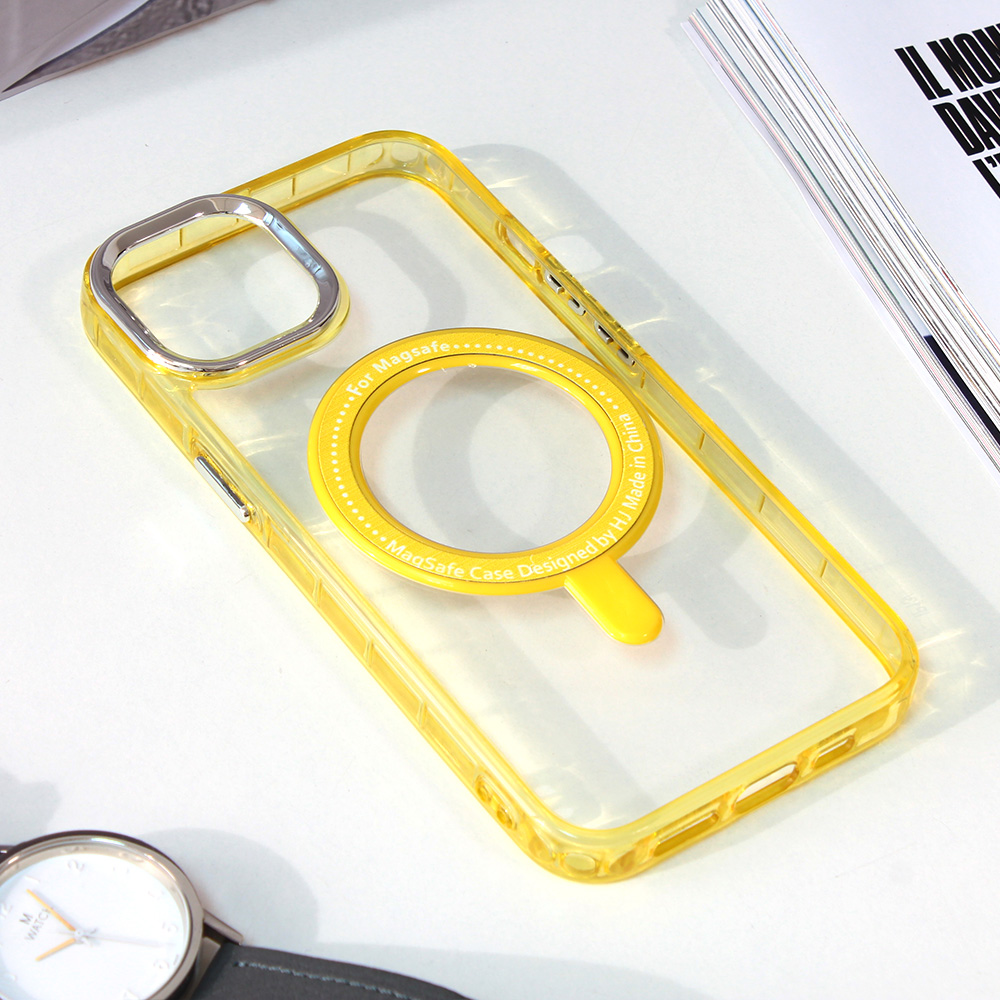 Torbica Frame Magsafe za iPhone 14 6.1 zuta
