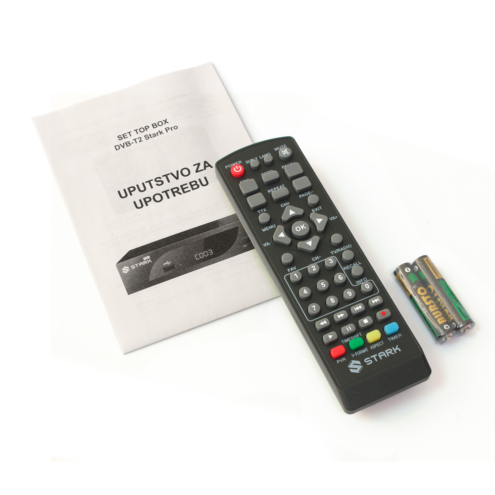 Set Top BOX STARK PRO DVB-T2 crni