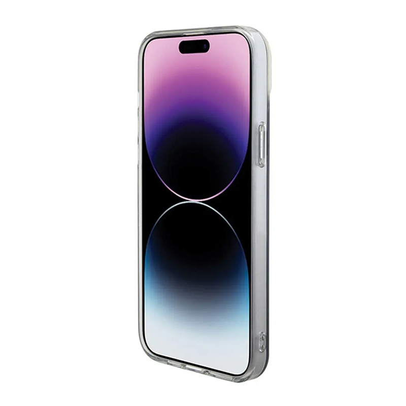 Torbica Guess Hc IML Magsafe Iridescent za iPhone 15 Pro 6.1 crna (GUHMP15LHITSK)