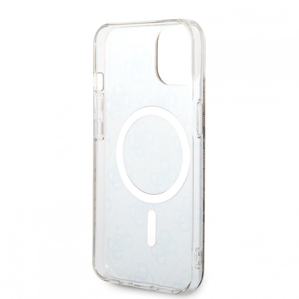Torbica Guess Hc Magsafe IML 4G Pattern za iPhone 15 6.1 braon (GUHMP15SH4STW)