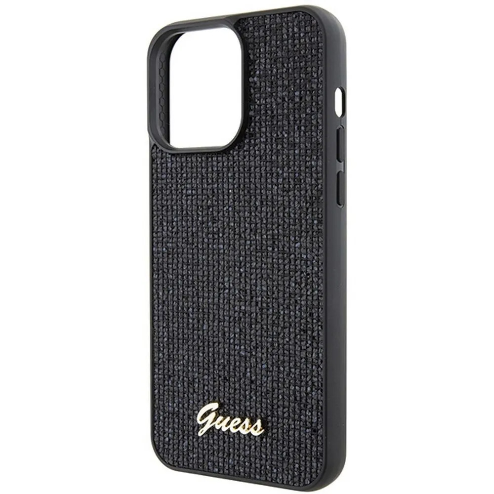 Torbica Guess Hc PU Disco Script Metal za iPhone 15 Pro Max 6.7 (GUHCP15XPMSDGSK)