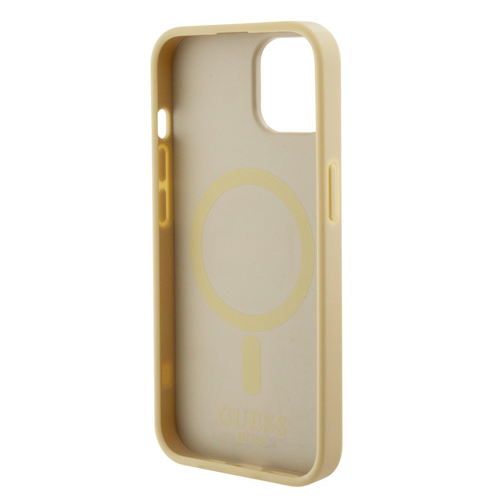 Torbica Guess Hc PU Saffiano Magsafe za iPhone 15 6.1 bez (GUHMP15SPSAHMCB)