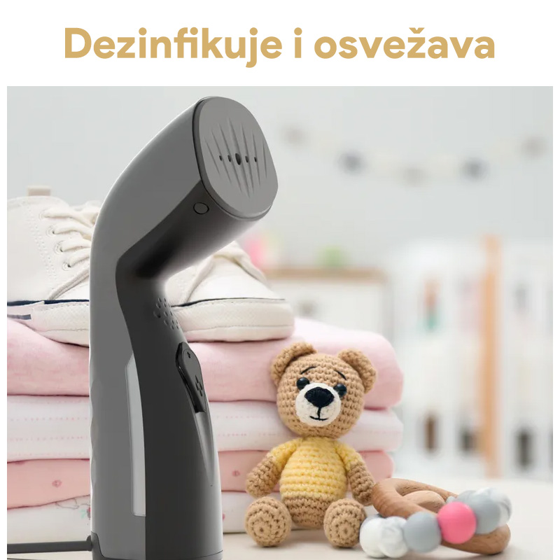 Pegla za vertikalno peglanje Aeno GS2 crna