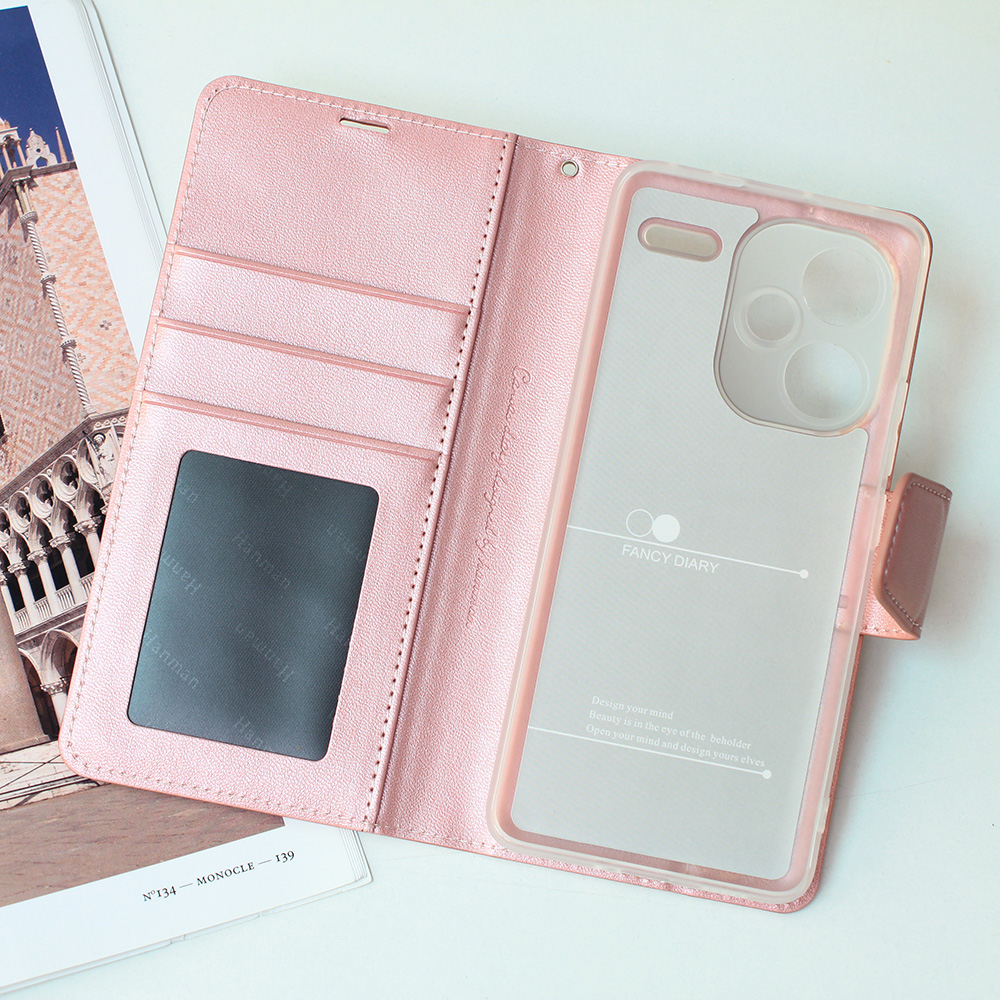Torbica Hanman Canvas ORG za Xiaomi Redmi Note 13 Pro Plus roze