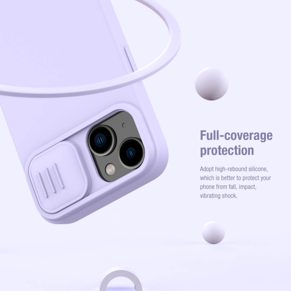 Torbica Nillkin CamShield Silky za iPhone 15 6.1 crna