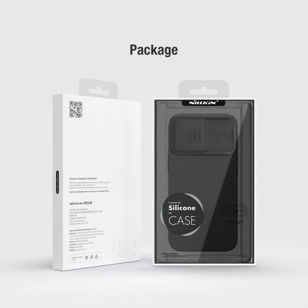 Torbica Nillkin CamShield Silky za iPhone 15 Plus 6.7 crna